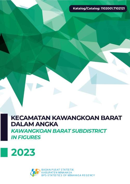 Kecamatan Kawangkoan Barat Dalam Angka 2023