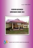 Statistik Daerah Kecamatan Kawangkoan Barat 2013