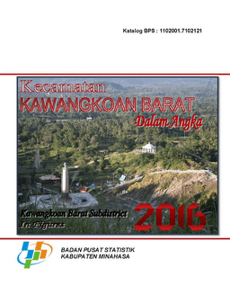 Kawangkoan Barat Subdistricts In Figures 2016